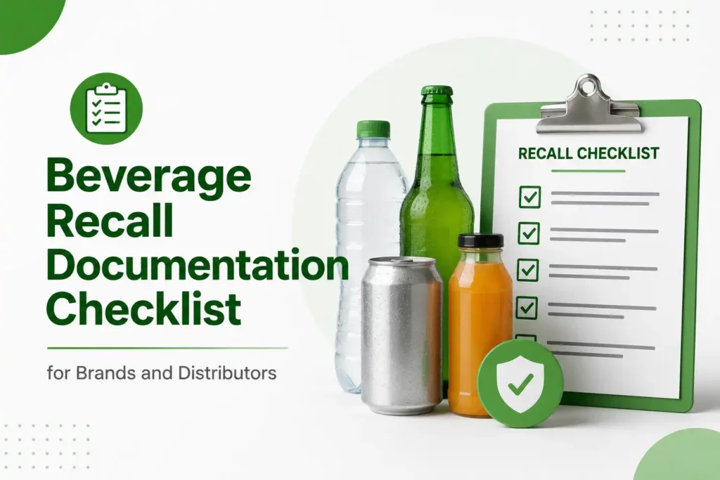 Beverage recall checklist for brands and distributor feature image