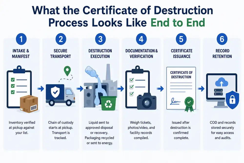 Certificate of Destruction process overview