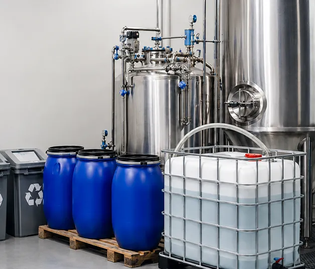 Beverage waste removal and disposal service