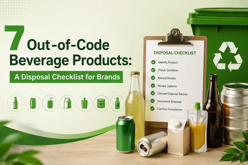 Beverage disposal checklist and guide