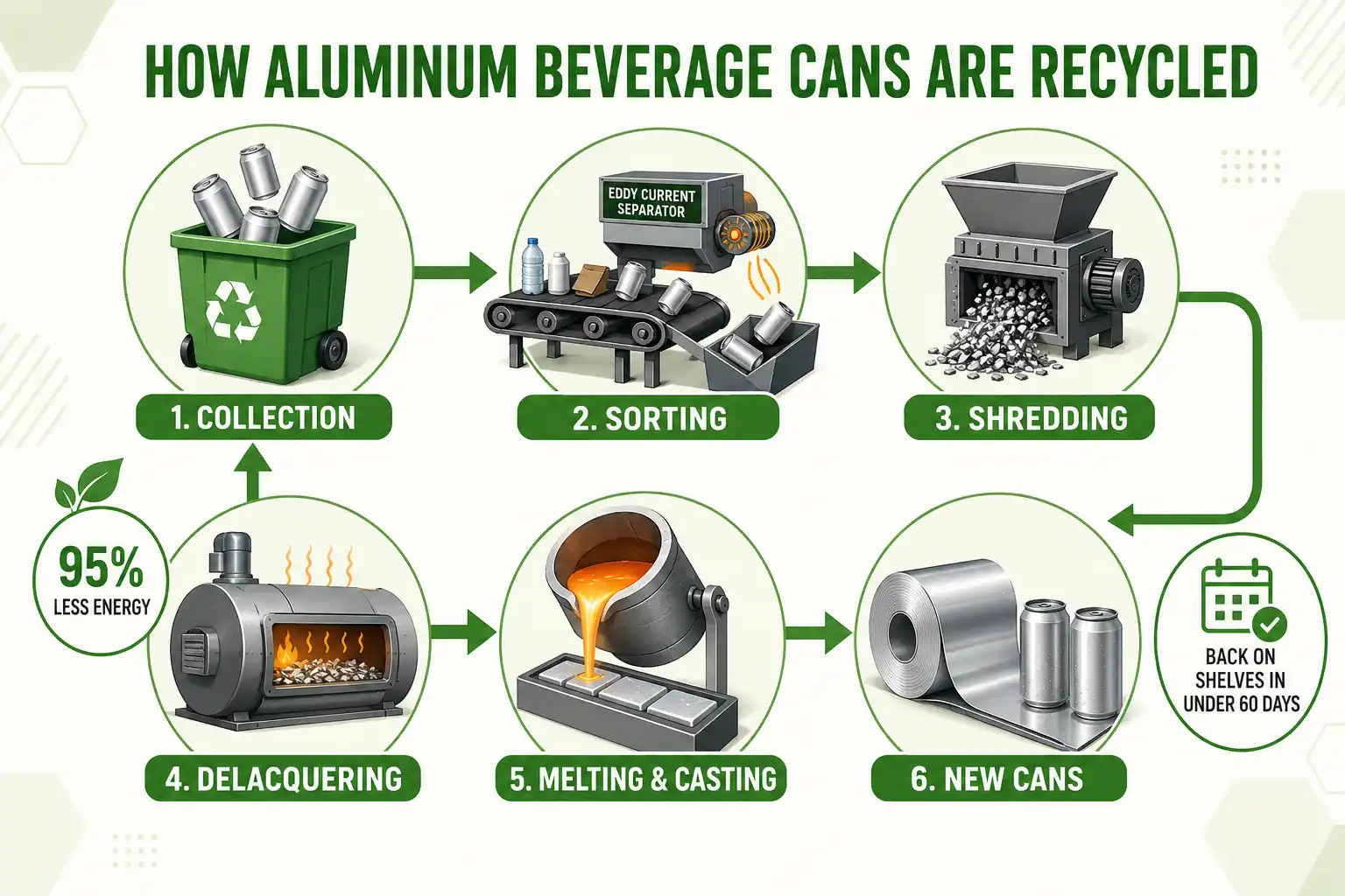 From can to can aluminum recycling